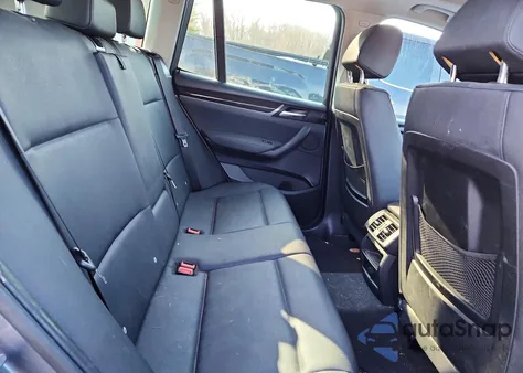 2017 BMW X3 xDrive28I from USA, damaged, VIN 5UXWX9C54H0T00247